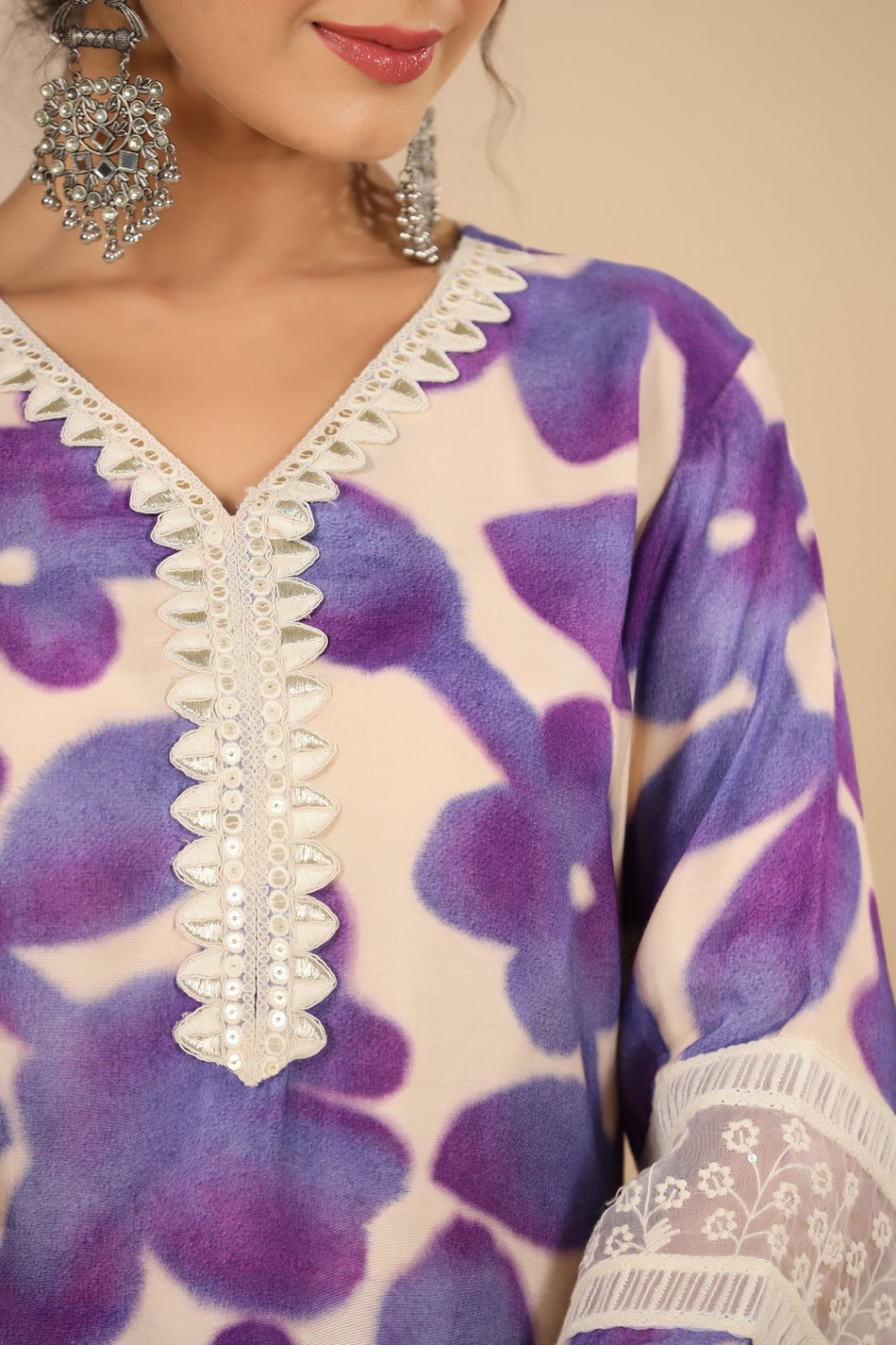 Navya Pakistani style Lavender Co-Ord Set