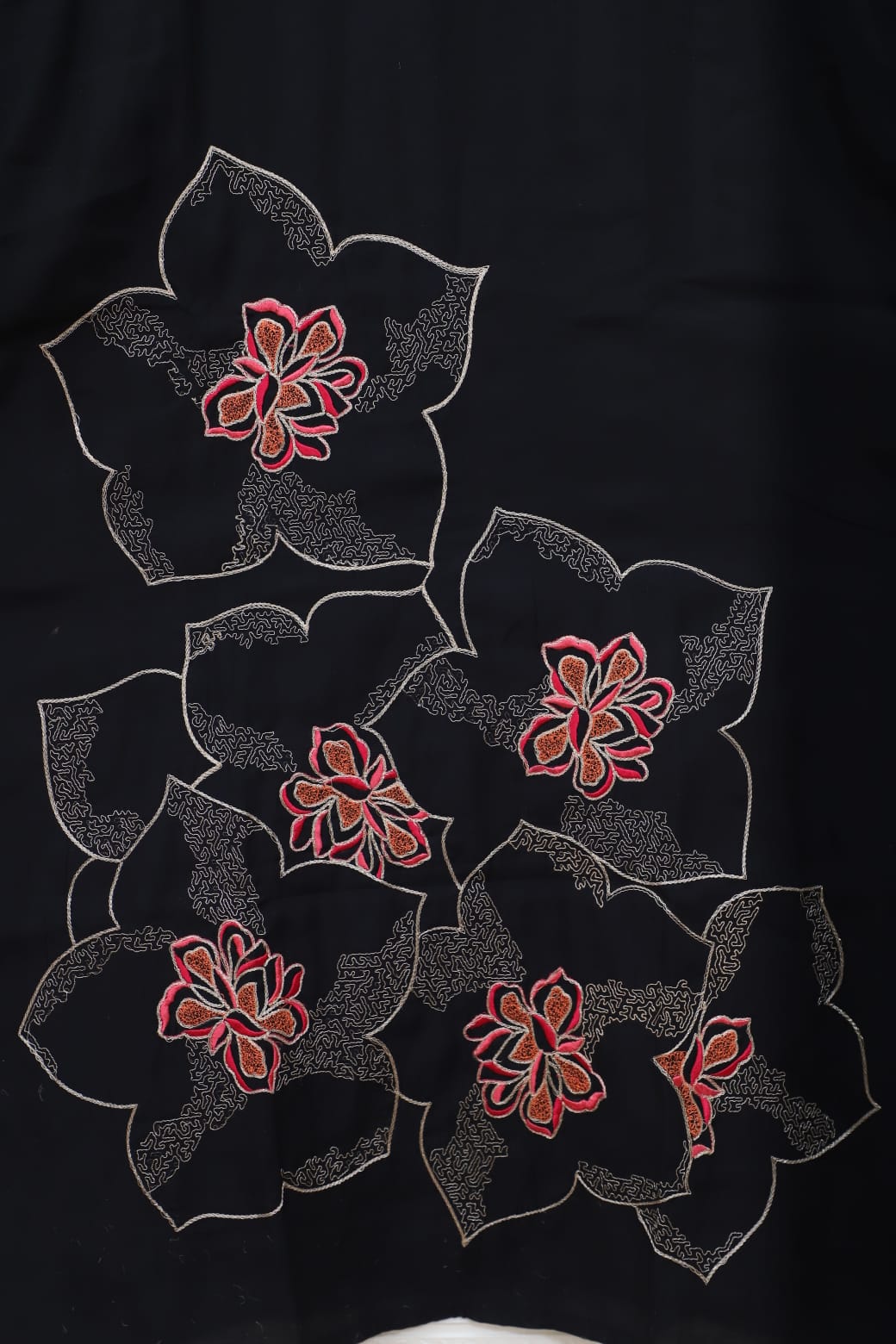 Apurva Embroidered Black Straight Suit Set