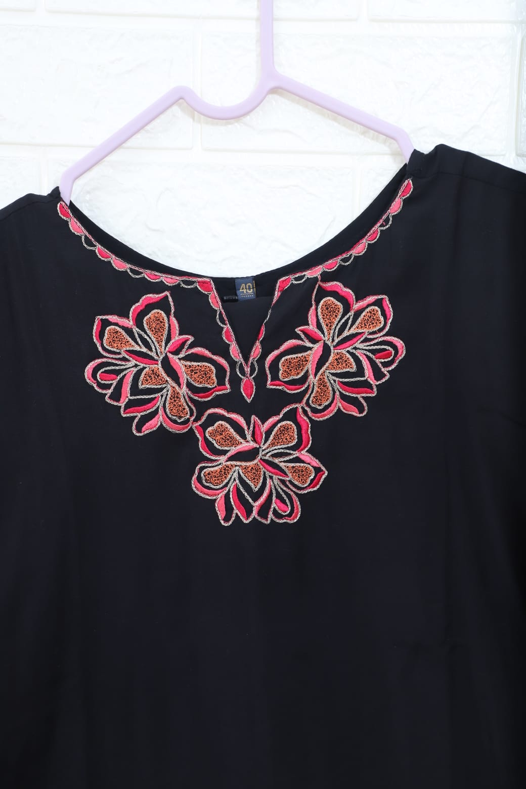 Apurva Embroidered Black Straight Suit Set