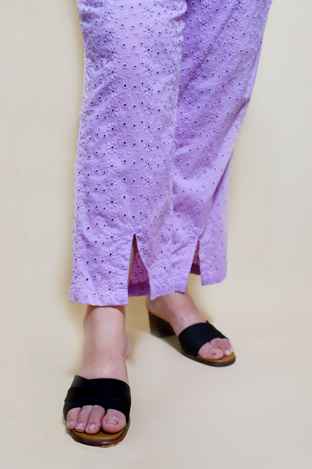 Arzoi Chikan Lavender Co-Ord Set