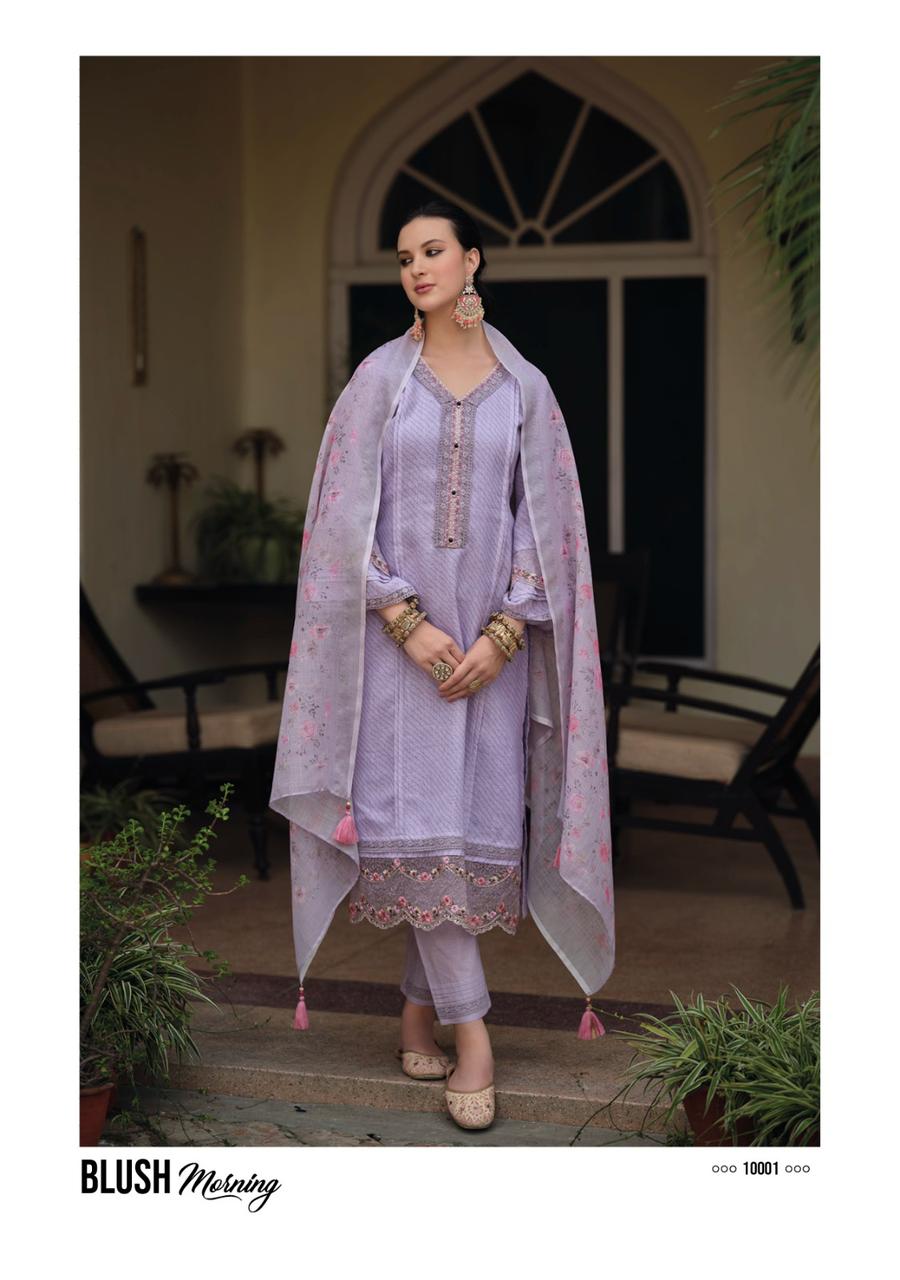 Maisha Lavender Pakistani Style Suit Set