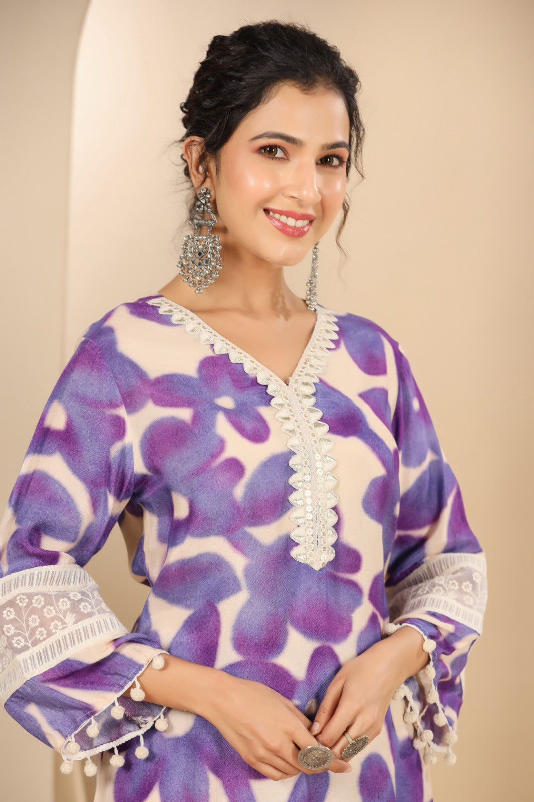 Navya Pakistani style Lavender Co-Ord Set