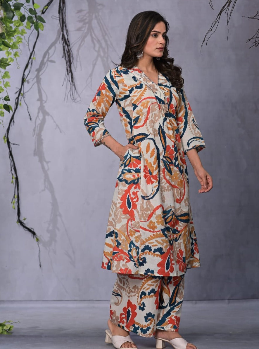 Roohi Pakistani style Multi Co-Ord Set